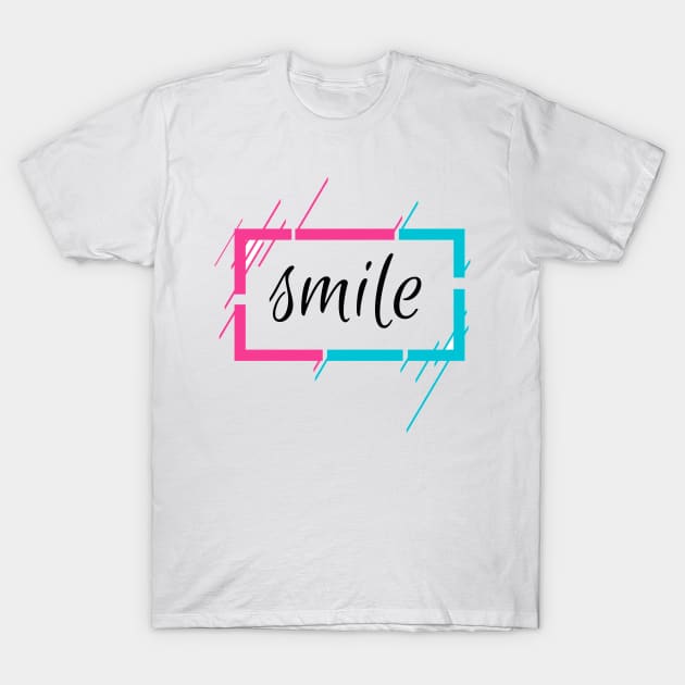 Smile T-Shirt by CreativeWorld96